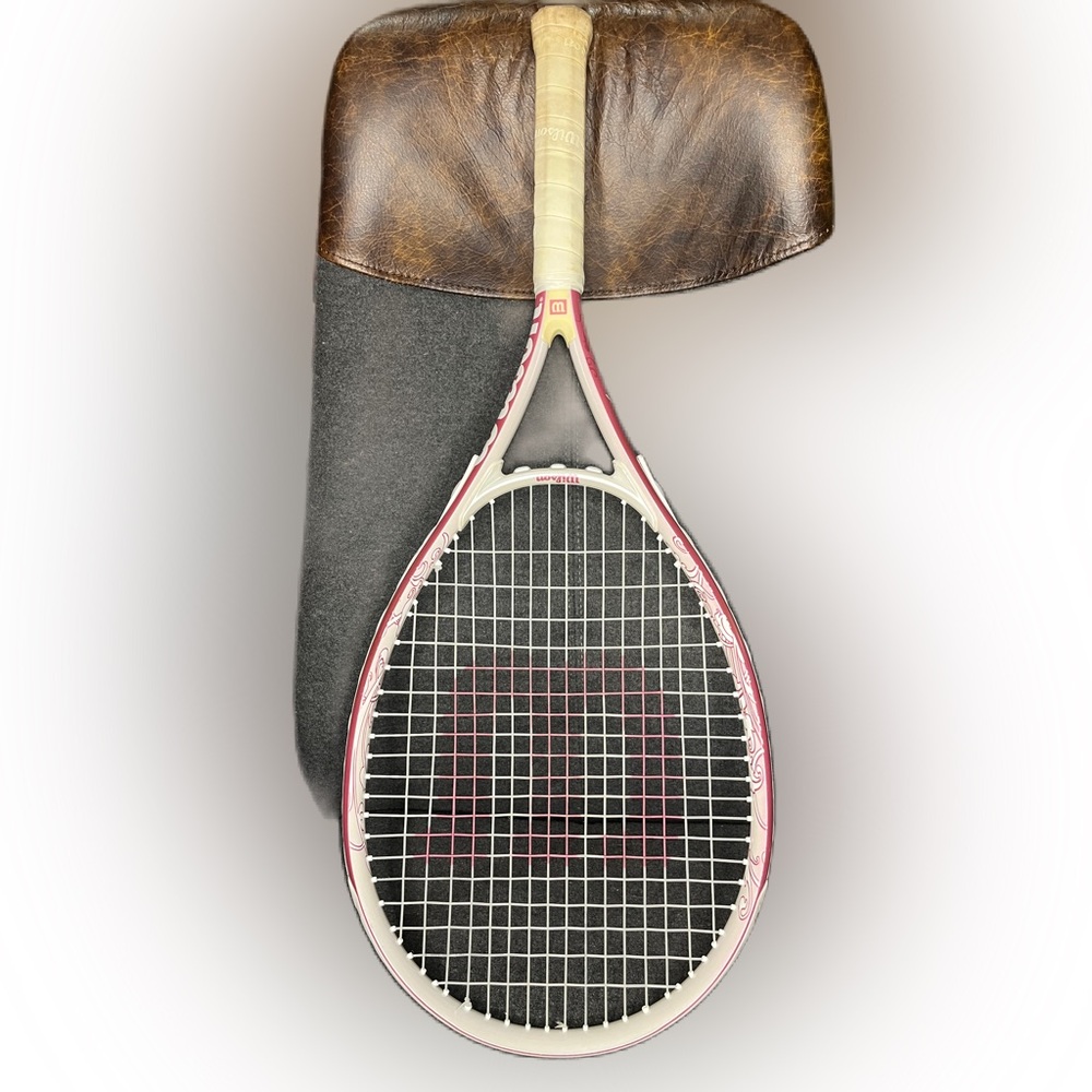 Wilson HOPE Tennis Racquet Racket Pink White Breast Cancer - Picture 3 of 14